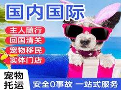 布拉克机场快递国际宠物托运 【国